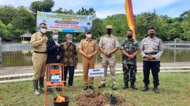 Kunjungan Bupati Gunungkidul di Embung Jlamprong